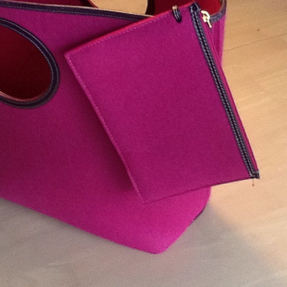 Kate Spade soho wool felt handbag - Picture 5 of 8